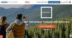 Desktop Screenshot of iconeyecare.com